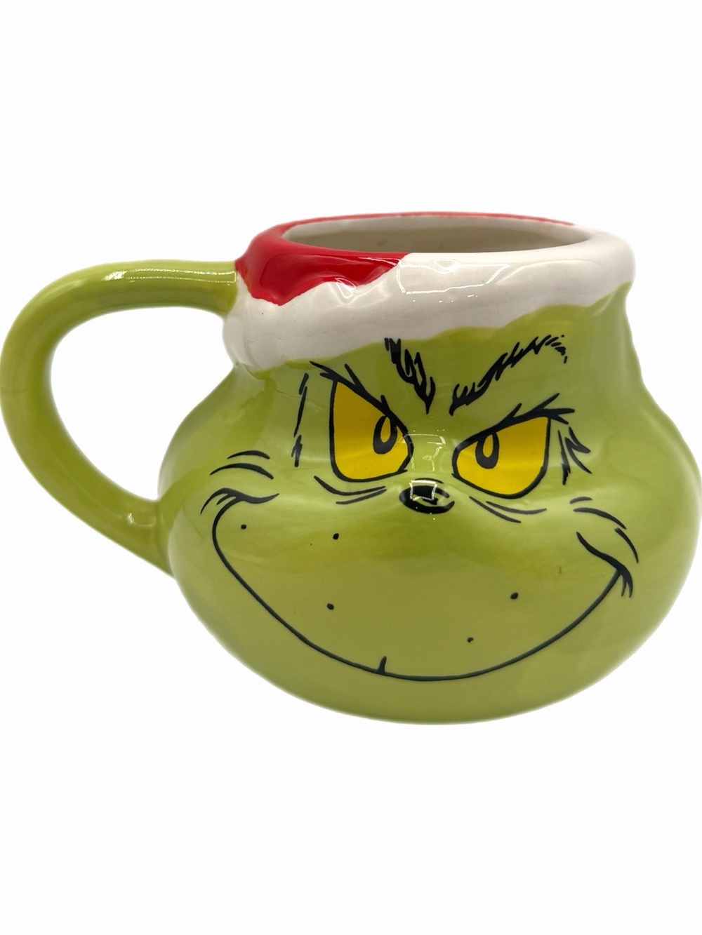 Fizz Creations The Grinch Wearing a Santa Hat Ceramic Coffee Mug